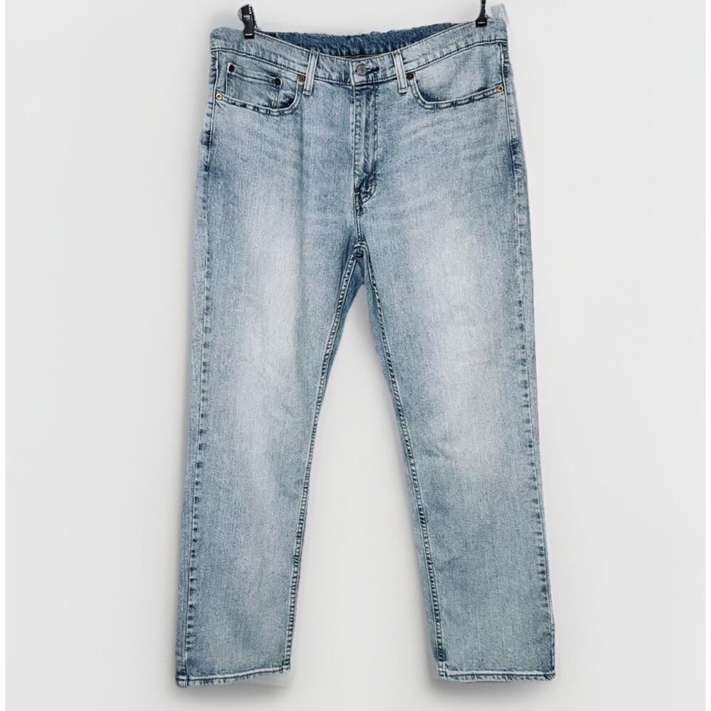 Levi's 514 Bootcut Jeans Mens 36X30 Light Wash Red Tab Zip School Classic Gorp